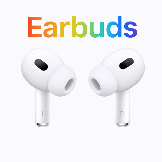 iAirPods Pro (2nd generation) with (USB-C) Bluetooth (White, True Wireless)