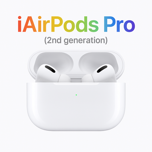 iAirPods Pro (2nd generation) with (USB-C) Bluetooth (White, True Wireless)